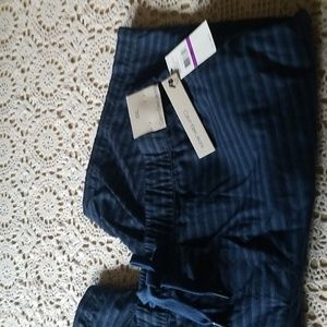 Calvin Klein Jeans, size XXL, blue and black striped shorts
